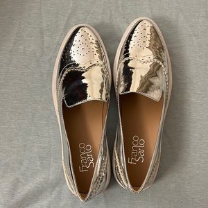 Franco Sarto metallic sneakers